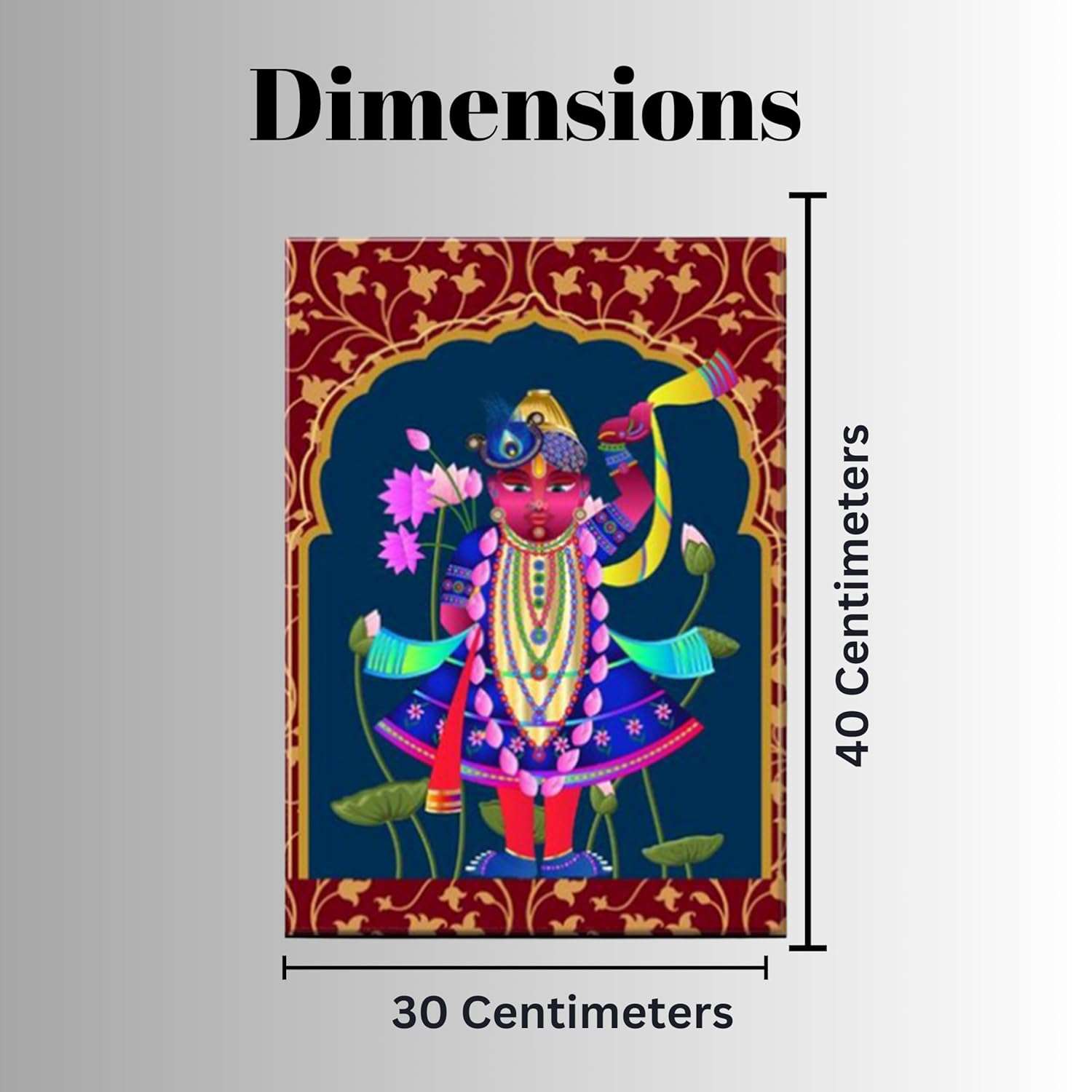 Pichwai Handmade Wall Painting - Image 3